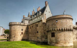 Chateau de Nantes en France