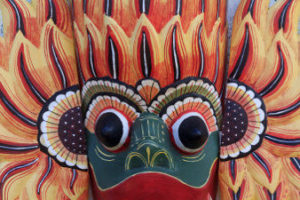 Masque traditionnel de Sri Lanka